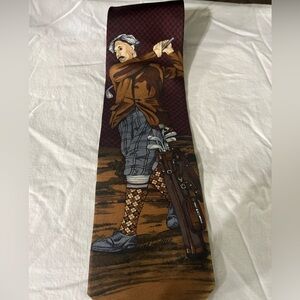 Hathaway Golf Themed Necktie